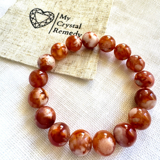Carnelian Flower Agate